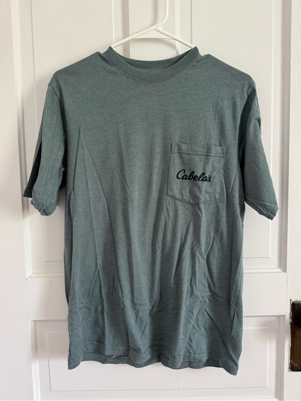 Cabela's Short-Sleeve Pocket Tee in Dusty Green